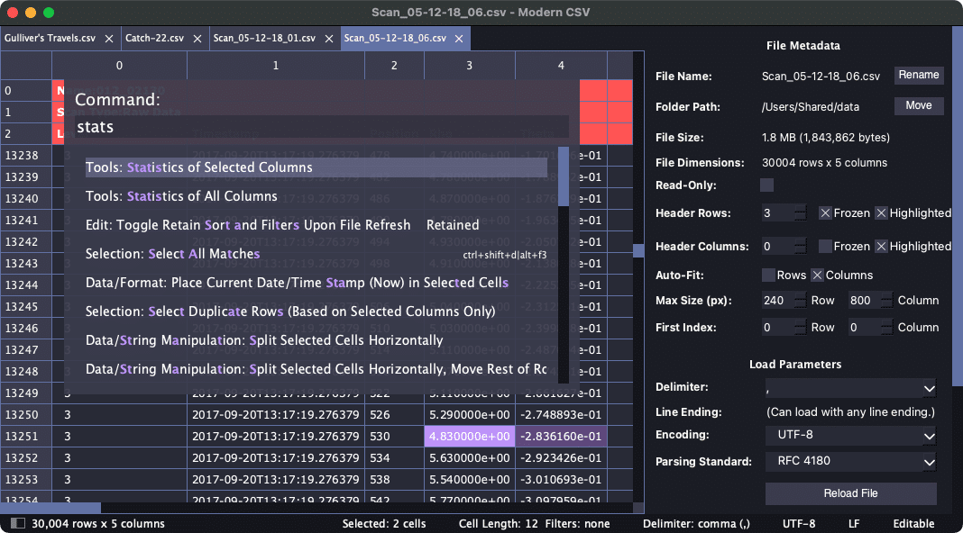 Modern CSV v2
